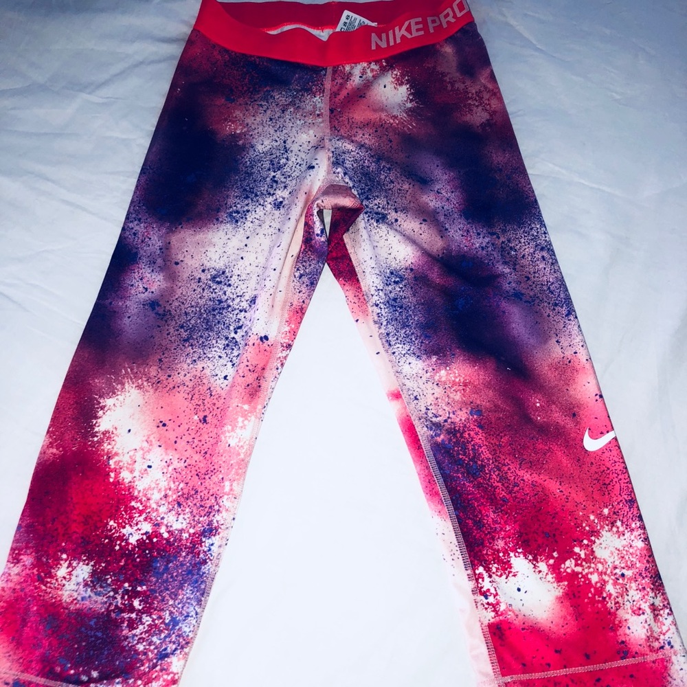 Women NIKE STARBURST CAPRIS tie-dye Sm